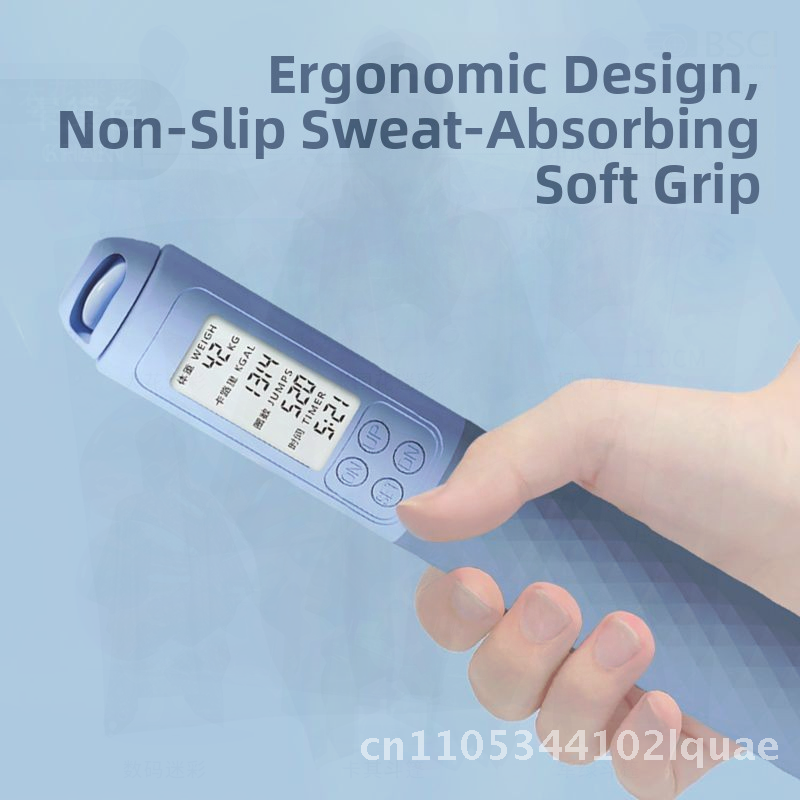 Skipping Rope Pvc - Intelligent Voice Counting Cordless Rope Skip