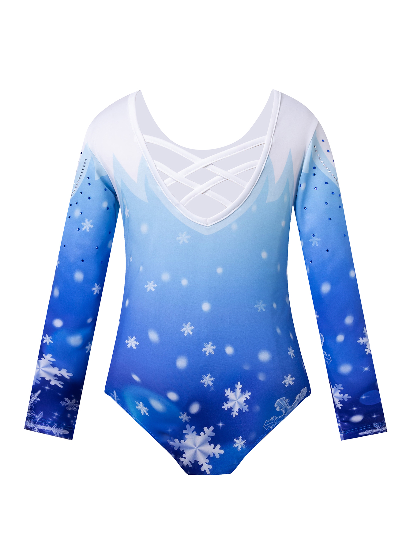 Gradient Color Snowflake Print - Crossfit Event recension och pris