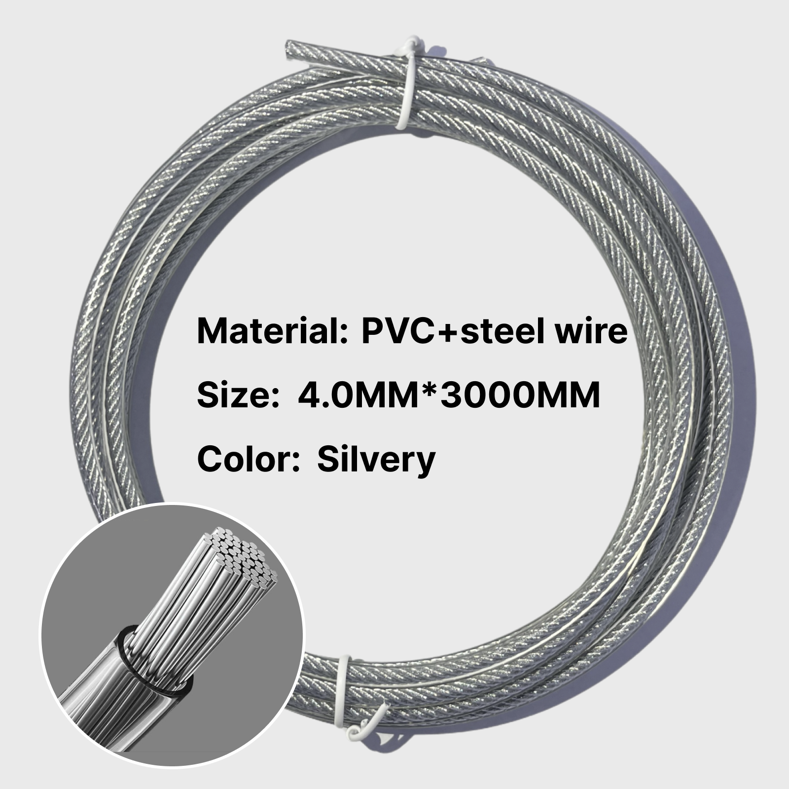 High-strength black PVC-coated - Skipping Rope Pvc recension och pris