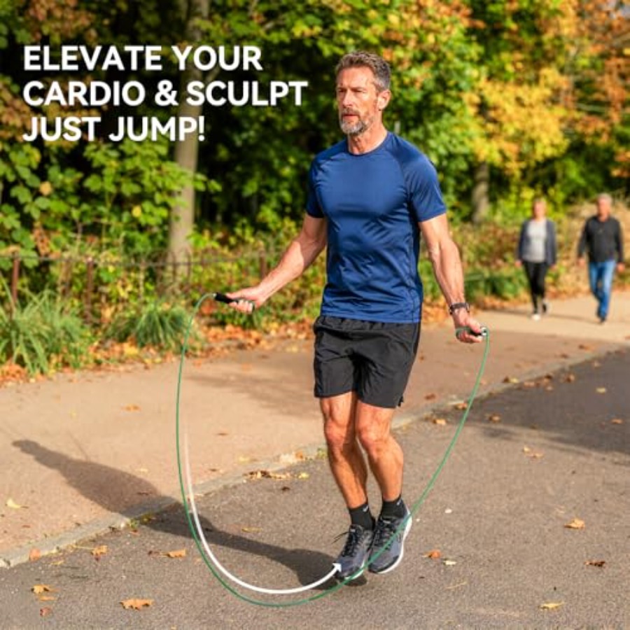 Jump Rope Cotton Adjustable Sk - Skipping Rope Pvc recension och pris