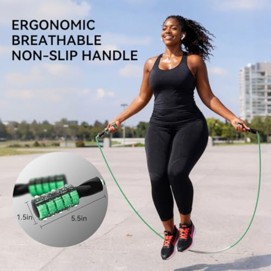 Jump Rope Cotton Adjustable Sk - Skipping Rope Pvc recension och pris