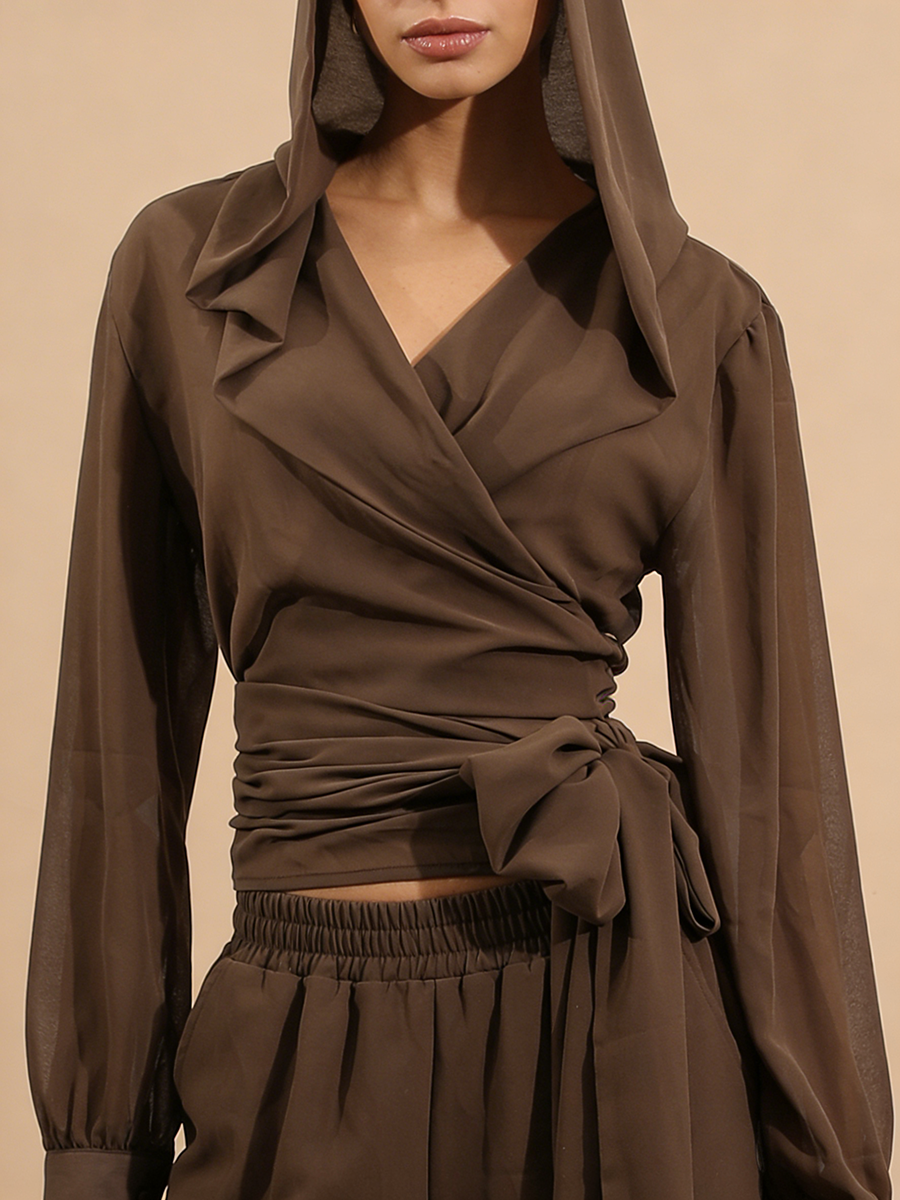 VGH Chic Coffee Sheer Fabric B - Crossfit Event recension och pris