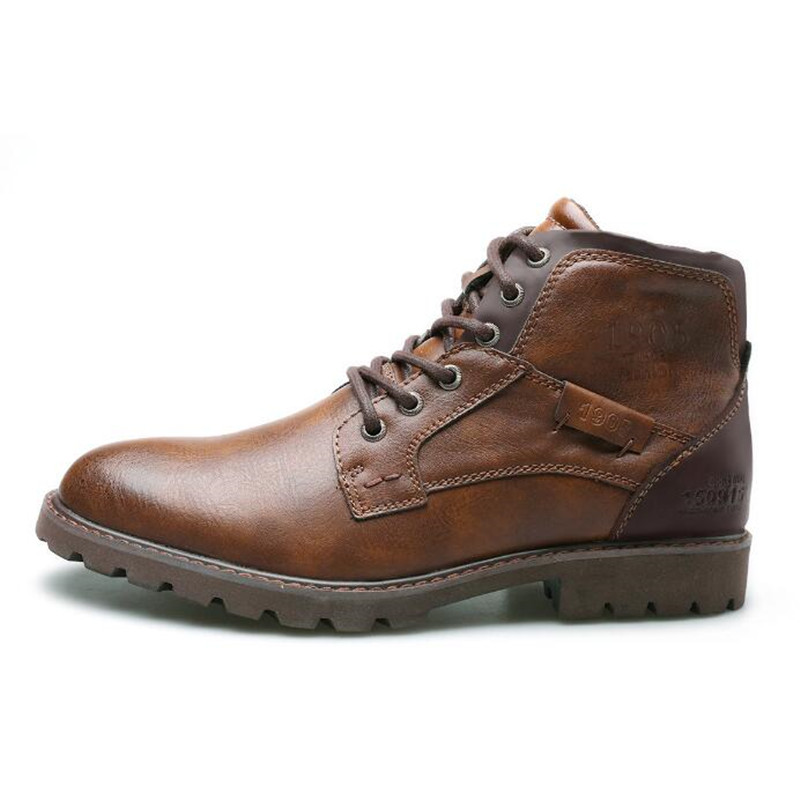 Leather Men Ankle Boots Plus S - Crossfit Outdoor recension och pris