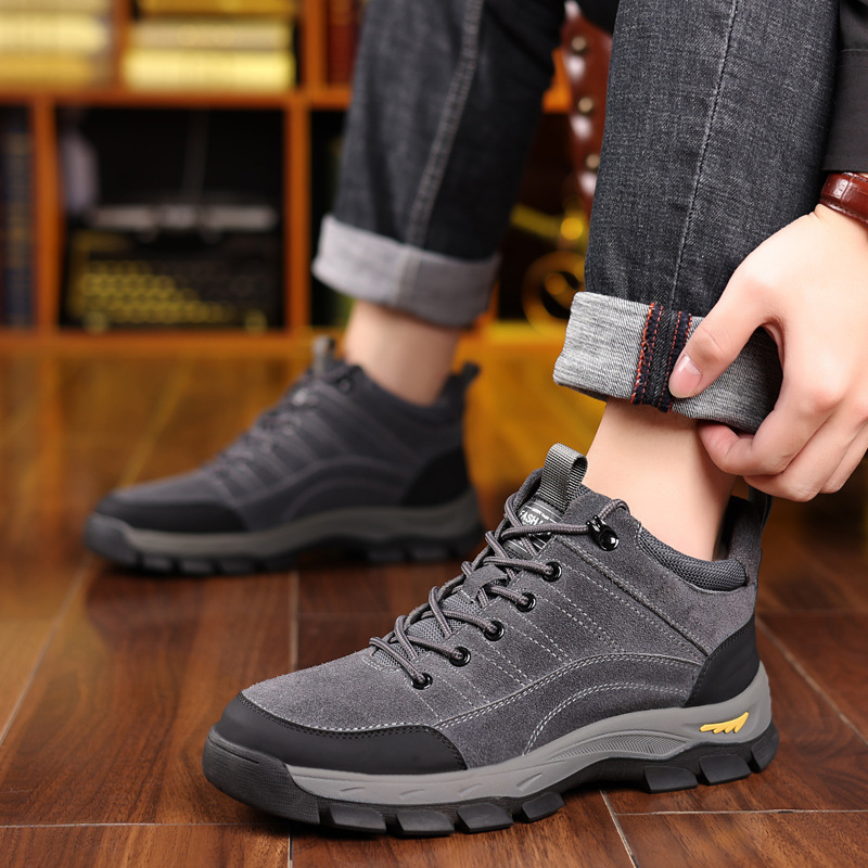 Men Winter Leather Shoes Warm  - Crossfit Outdoor recension och pris
