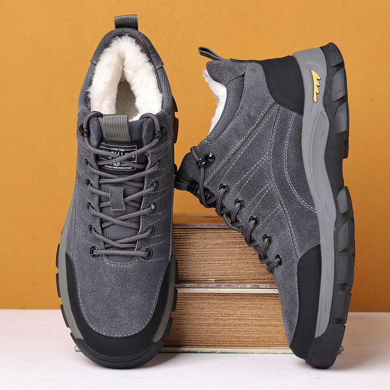 Men Winter Leather Shoes Warm  - Crossfit Outdoor recension och pris
