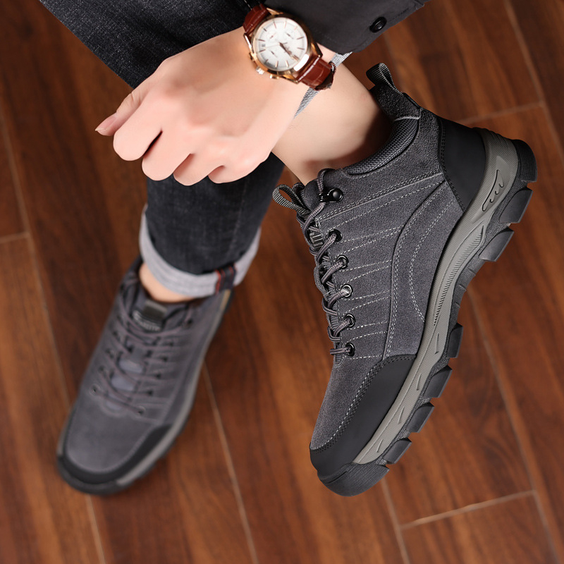 Men Winter Leather Shoes Warm  - Crossfit Outdoor recension och pris