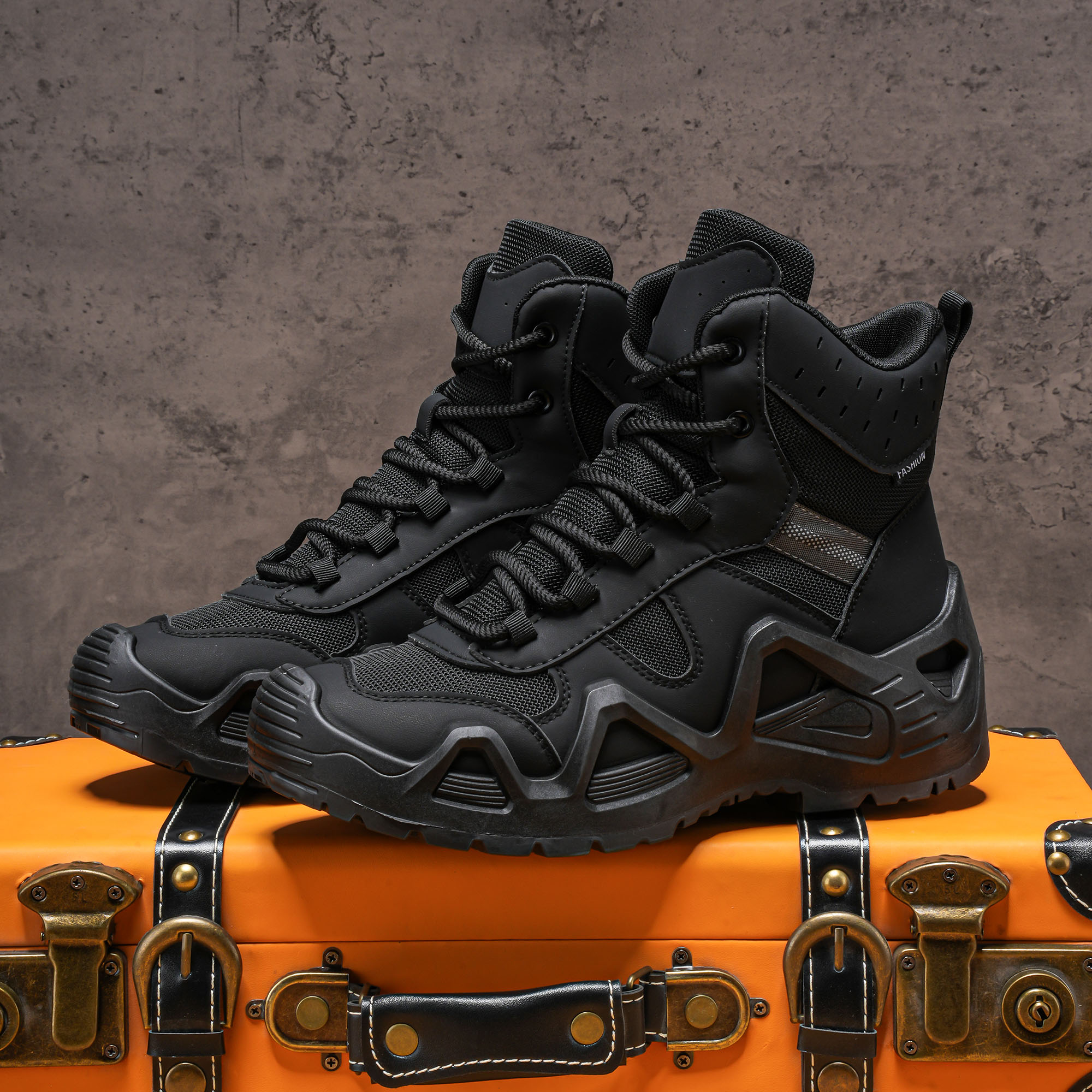 Men's high top boots, hiking b - Crossfit Outdoor recension och pris