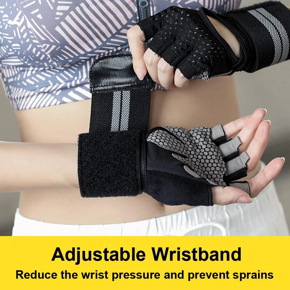 1Pair Half Finger Gym Fitness  - Crossfit Equipment recension och pris
