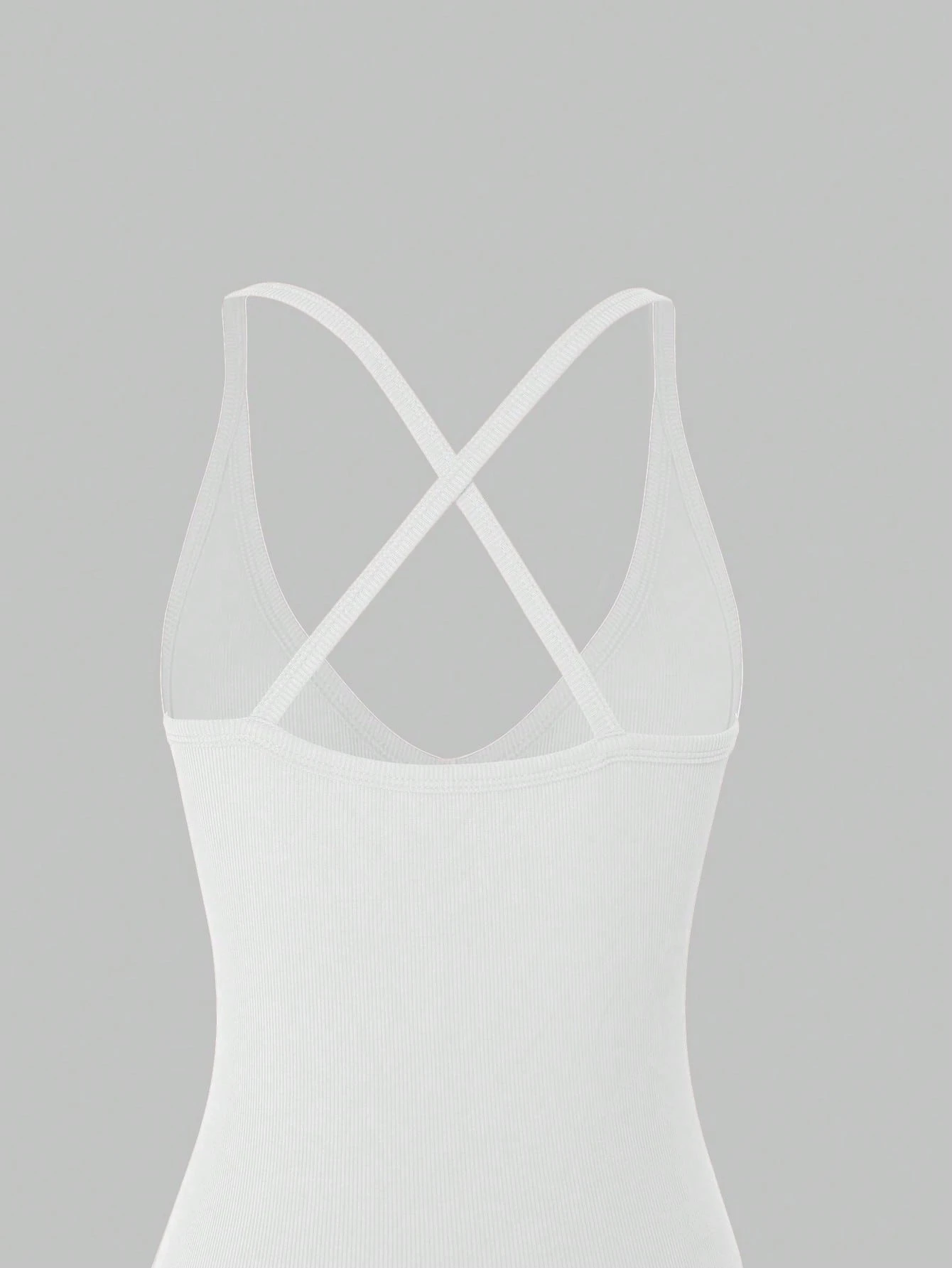 White V-Neck Stretch Knit Midi - Crossfit Event recension och pris